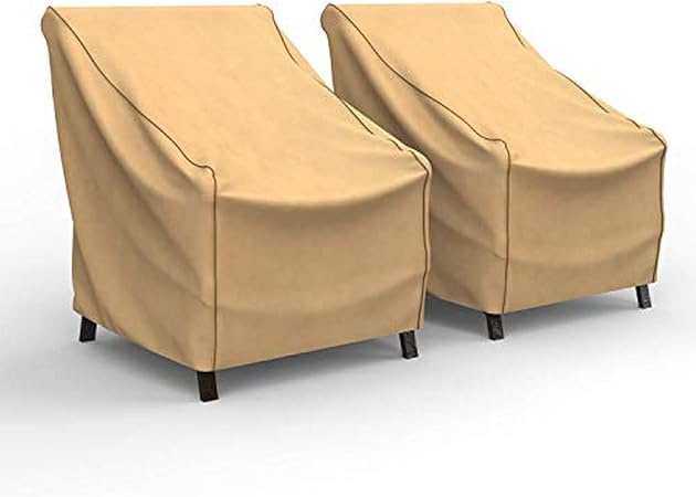 Amazon Com Budge P1a02tnnw2 2pk Neverwet Savanna Patio Chair Cover 2 Pack Waterproof Durable Extra Small 2 Pack Tan Garden Outdoor