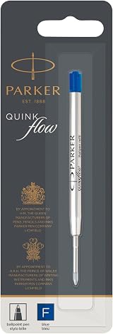 Parker Ballpoint Pen Ink Refill Fine Blue QUINKflow 1 Count view 8