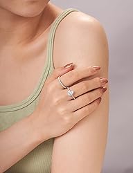 Oivley Half Wedding Band for Women 925 Sterling