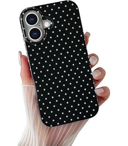 Amazon.com: Polka Dot Phone Case - Pretty Polka Dot Print