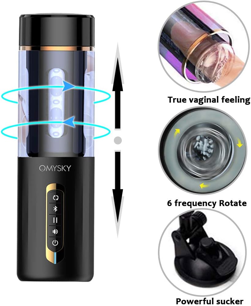 Male Massage Kit Handsfree Speeds Thrustíńg Vibration Massage Vacuum Pump Tool, Men's Licking Pennis Sucking Toys Men's Device for Boyfriend Husband Sexy Underwear for Him