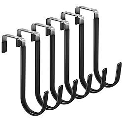 FYY Over the Door Hooks, 6 Pack Door Hangers Hooks