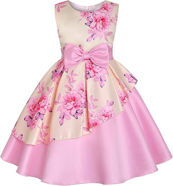 Wedding Pageant Flower Petals Girl Dress Pageant Flower