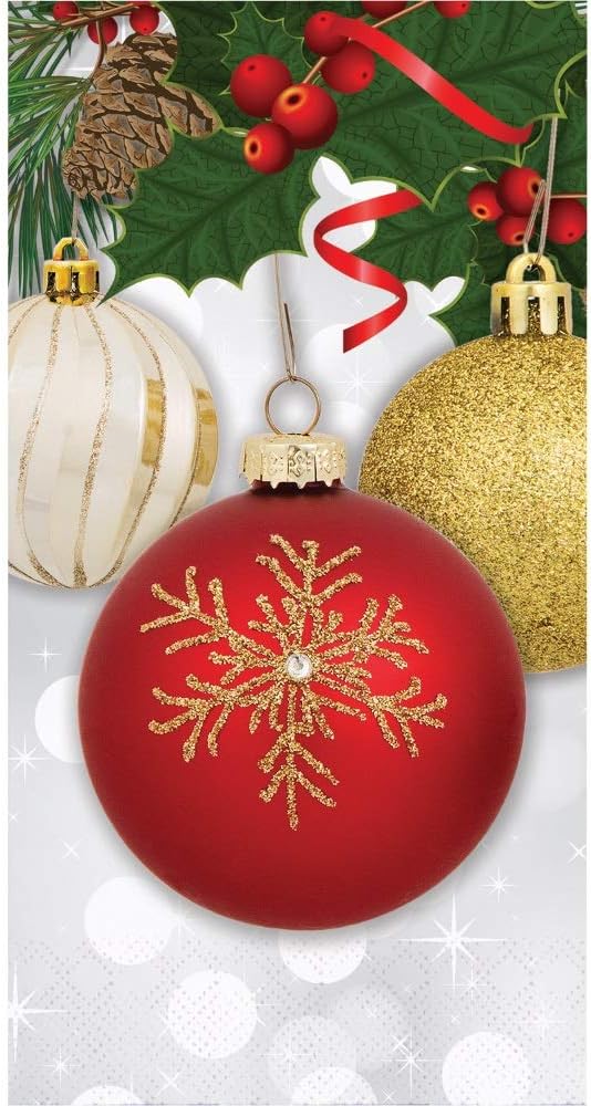 Creative Converting Christmas Hand Towels for Bathroom