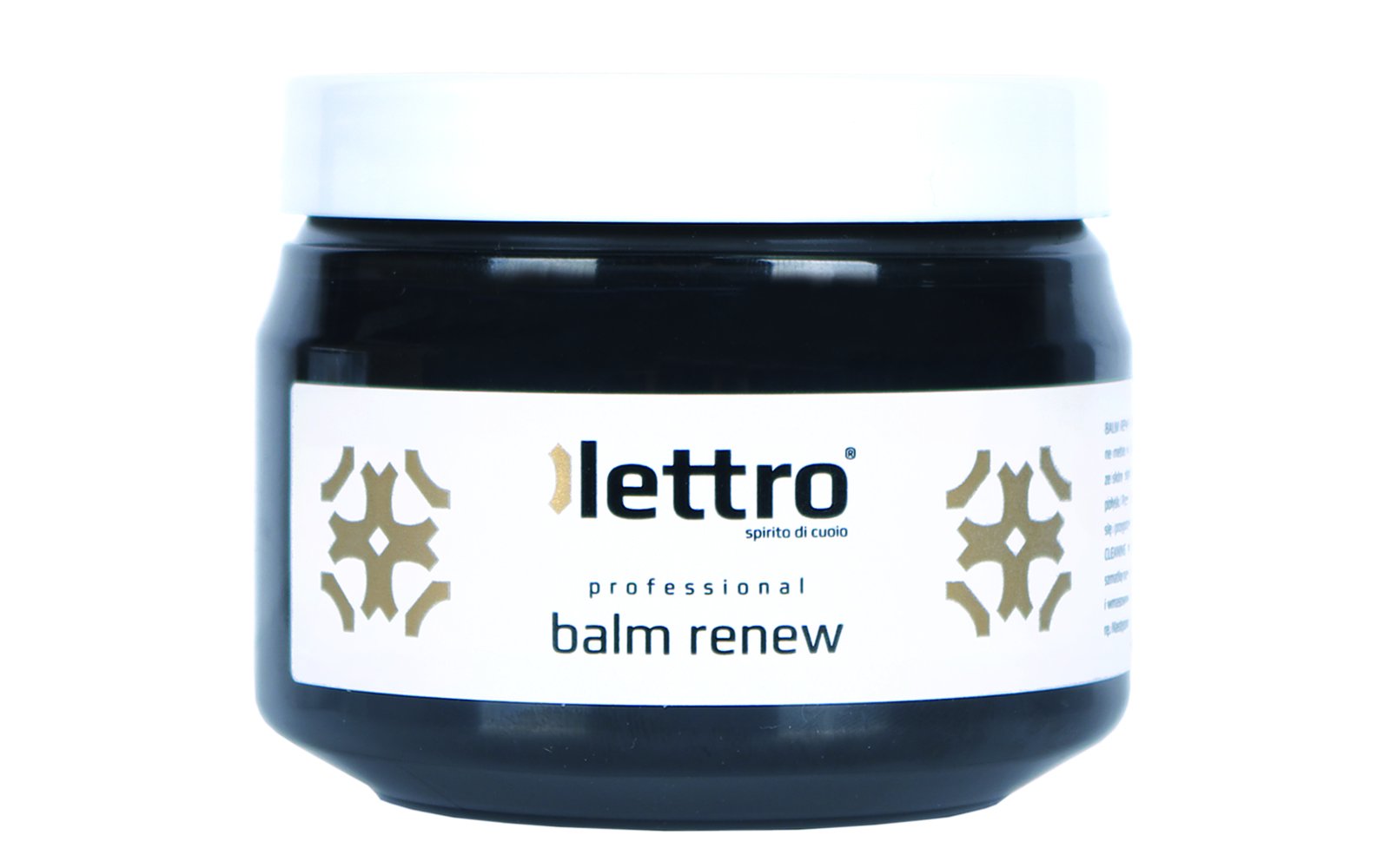 Lettro Balm Renew, Quality Leather Restore And Colour Revive For Furniture Car Seats Shoes Upholstery Saddlery, 200Ml (Black)