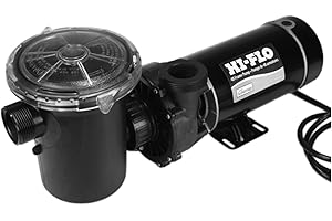Waterway Plastics PH1150-6 1.5 hp Hi-Flo Above Ground Pool Pump Black
