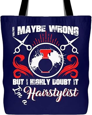 Amazon Com I M Proud To Be A Hairstylist Canvas Tote Bags I