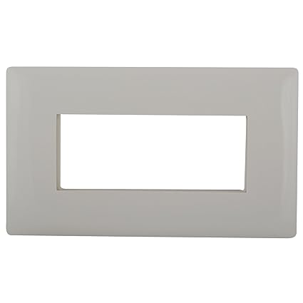 Legrand Polycarbonate Mylinc 4 Module Plate (White)