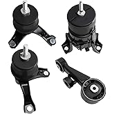 QRYIPPDM Engine Motor and Transmission Mount Kit Compatible with 2007 2008 2009 2010 2011 2012 ES350 3.5L V6 AUTO 4PCS OE: A42040 A62036HY A62060 A4288