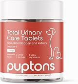 Puptons Total Urinary Care Dog Tablets 60 Chicken Flavour UTI Support view 1