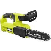 RYOBI Ryobi ONE+ 18V 8 in. Cordless Battery Pruning Chainsaw (Tool Only- Battery and Charger NOT INCLUDED), P5452BTL