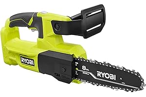 RYOBI Ryobi ONE+ 18V 8 in. Cordless Battery Pruning Chainsaw (Tool Only- Battery and Charger NOT INCLUDED), P5452BTL