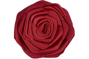 B&G Umo Lorenzo Lapel Pins for Men - Flower Pin Suit Accessories + Rose Boutonniere Pins