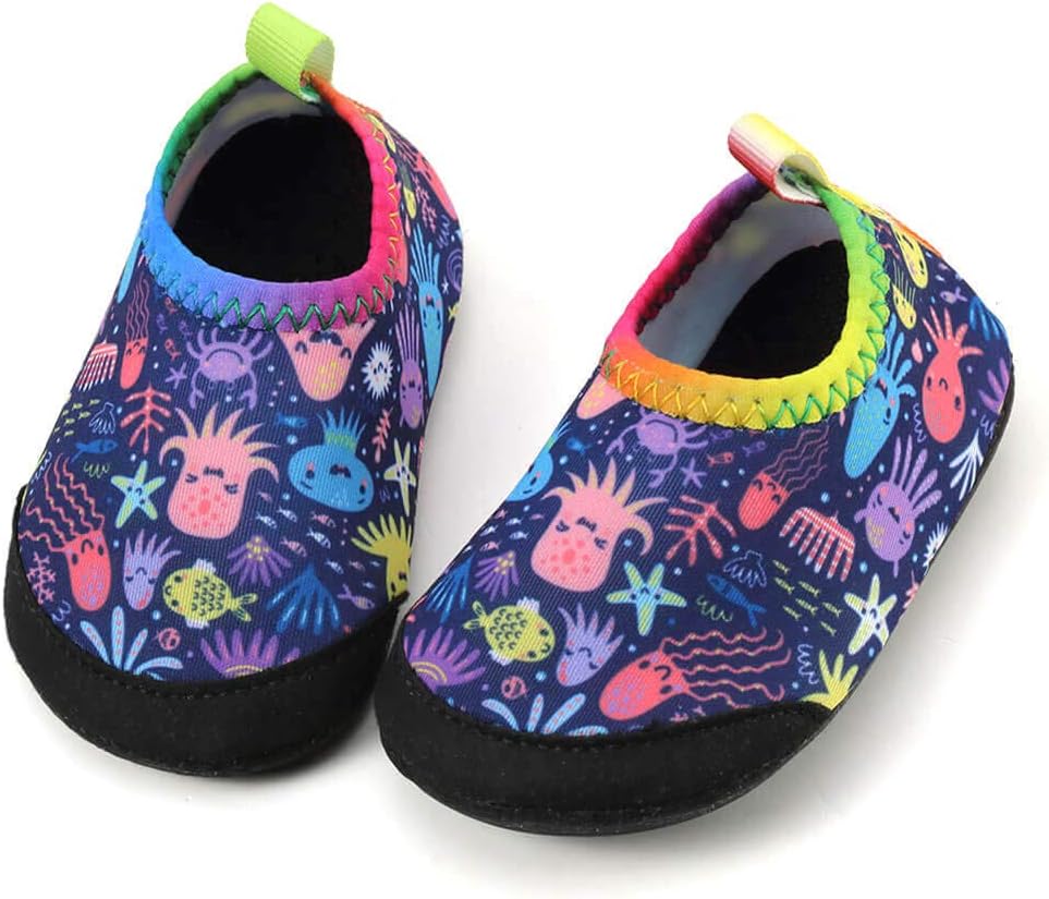 Toddler Water Shoes Baby Boys Girls Shoes Infant Barefoot Quick-Dry Anti-Slip Aqua Sock for Kids Beach Swim Pool