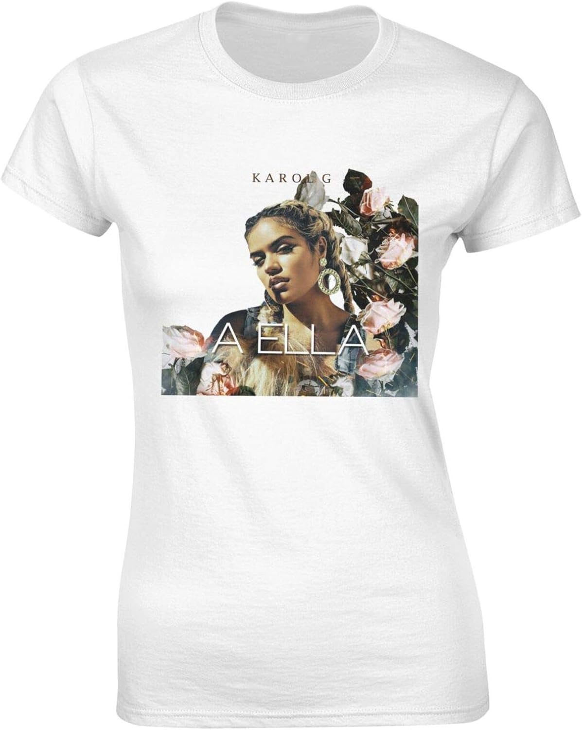 Karol G Classic Womans Round Neck Cotton T Shirt Music Tee