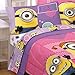 Universal's Minion Girls Way 2 Cute Microfiber Full Sheet Set