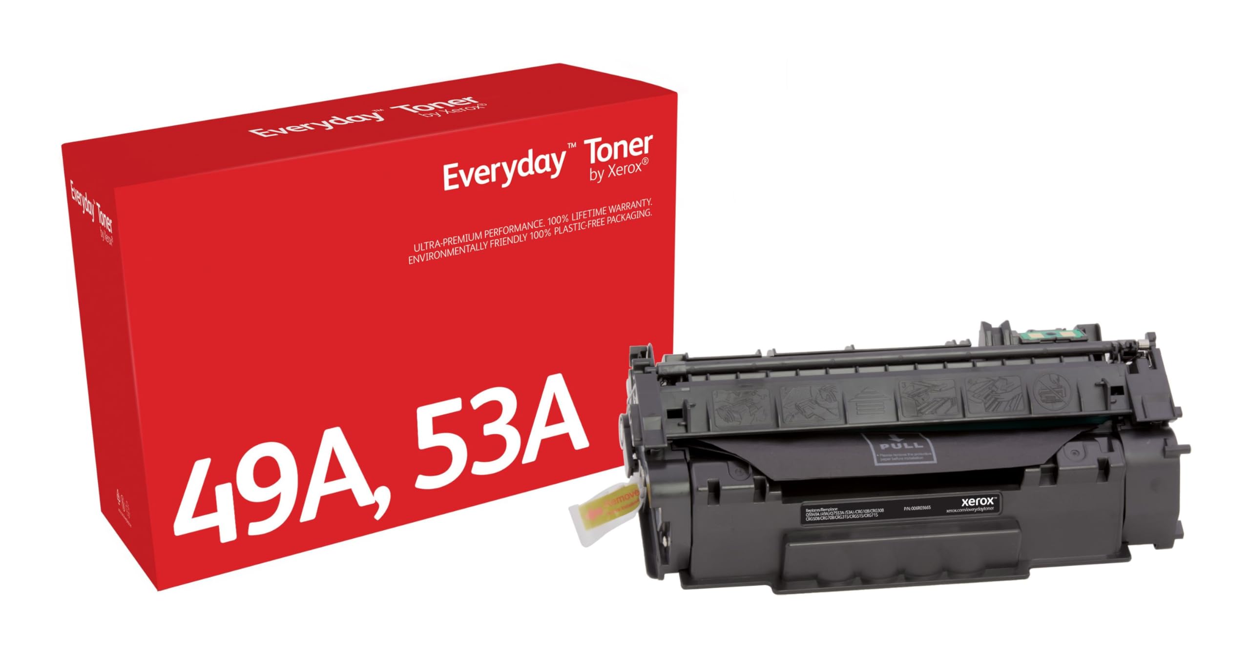 Xerox Everyday Compatible HP 49A HP 53A Q5949A/ Q7553A Black Toner, Standard Capacity