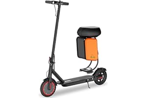 RIUIIO Electric Scooter for Adults - 19MPH & 15/21-Mile Range, 350W Motor, 8.5" Solid Tires with App Control & Dual Brake System - UL2272 Certified Folding Commuter E-Scooter for Adults (Optional Seat)