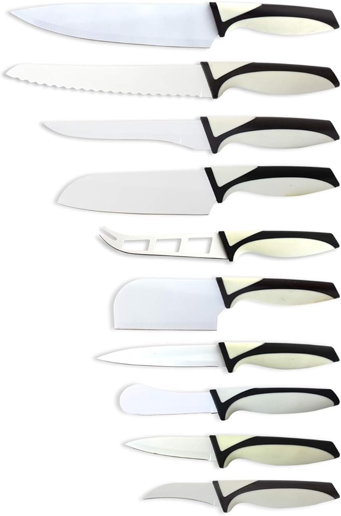 Compra Kuk - Juego 10 Cuchillos de Cocina con Hoja de Acero y