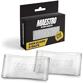 Maestro Soccer Shin Guard Silicone Straps | Lightweight &amp; Flexible Anti-Slip Shin Guard Holders for Men, Women &amp; Youth - Perfect for Soccer Sleeves and Grip Socks