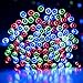 Lychee Solar Powered String Light 55ft 17m 100 LED Solar Fairy Light String For Garden,Outdoor,Home,Christmas Party Decoration (Multi Color)