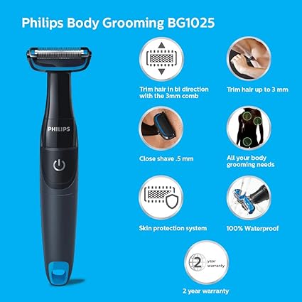 philips trim body hair protects skin
