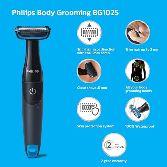 Philips Bg1025 15 Showerproof Body Groomer For Men Amazon In