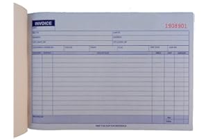 10 Books Carbonless Invoice Receipt Record 2 Part 50 Sets Duplicate Receipt Copy