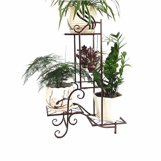 Soporte de exhibición de la flor de la planta Estante de metal de ...