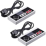 2-Pack NES Controller for NES 8 Bit Entertainment System Console Control Pad Replacement Controllers