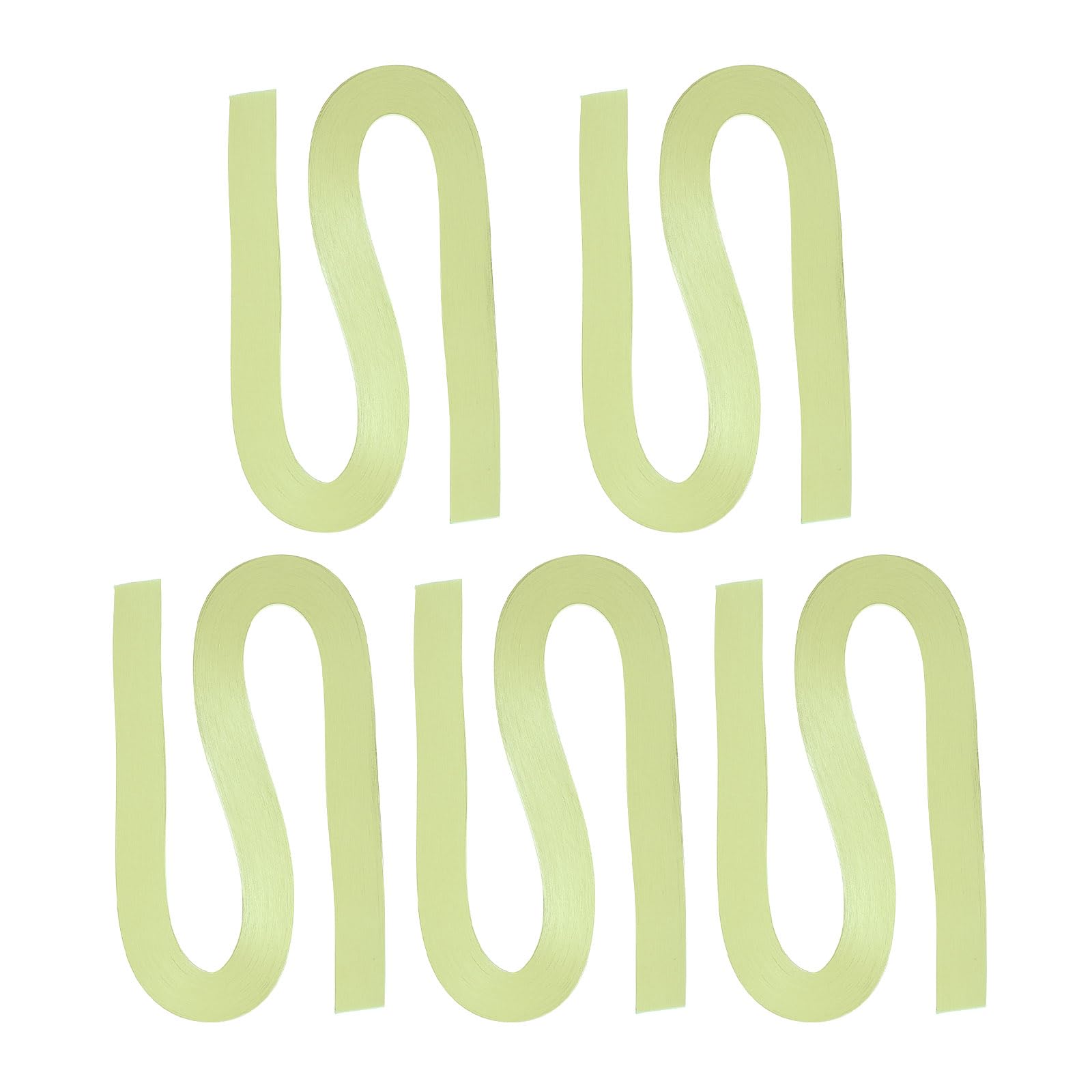 PATIKIL 600pcs Quilling Strips Paper 3mm(1/8") 54cm Origami Paper Quilling Strip for Art DIY Hand Craft Christmas, Light Green