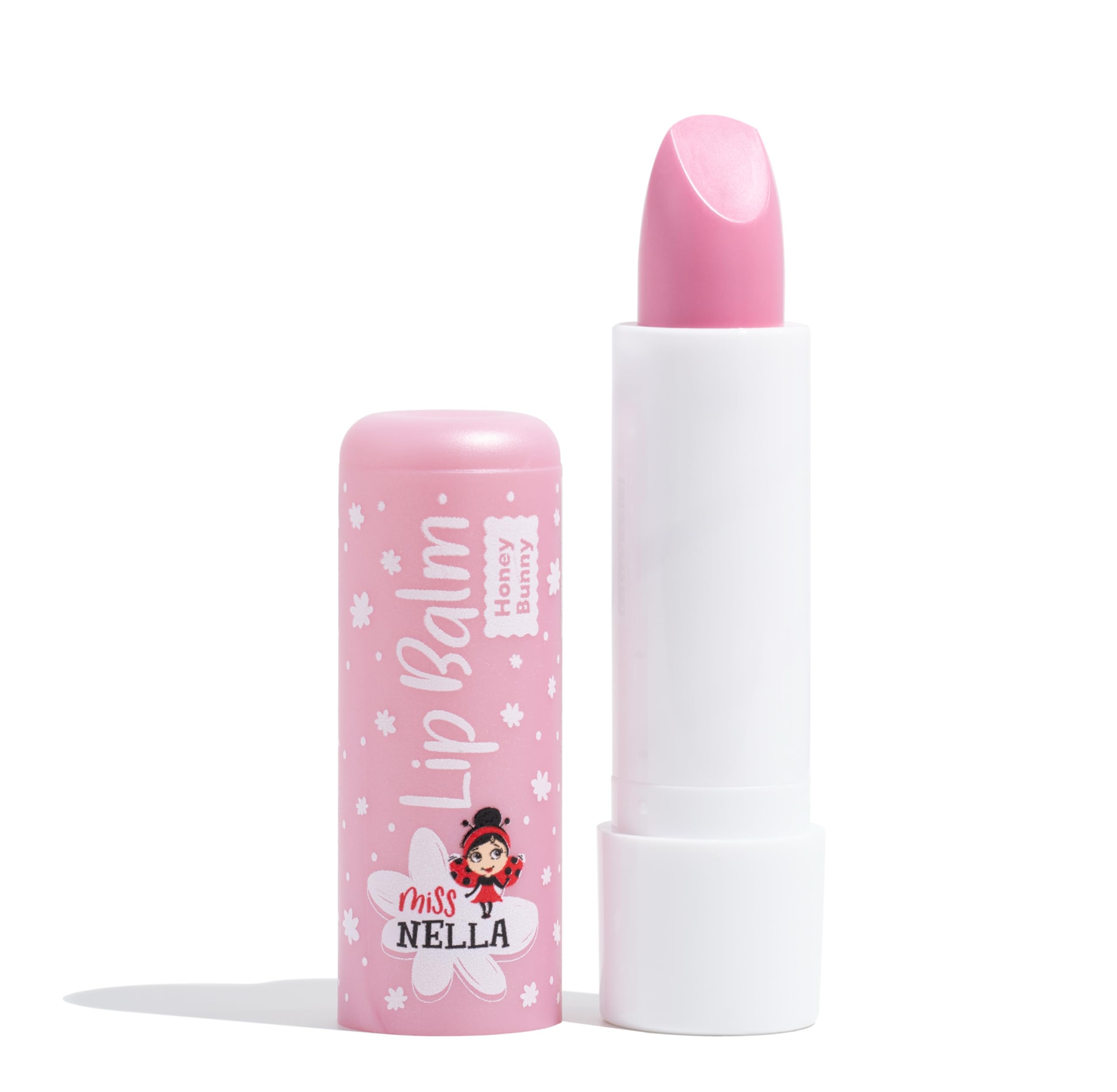 Miss Nella HONEY BUNNY Hypoallergenic children Lip Balm, Non Toxic Make Up for kids, perfect for those with sensitive skin.