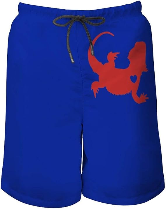 Amazon フトアゴヒゲトカゲ水着 メンズ おしゃれ サーフパンツ 海水パンツ ボードショーツ 人気 スイムパンツ 短パン スイムウェア ビーチパンツ 水陸両用 旅行 速乾 大きいサイズ ショートパンツ 通販
