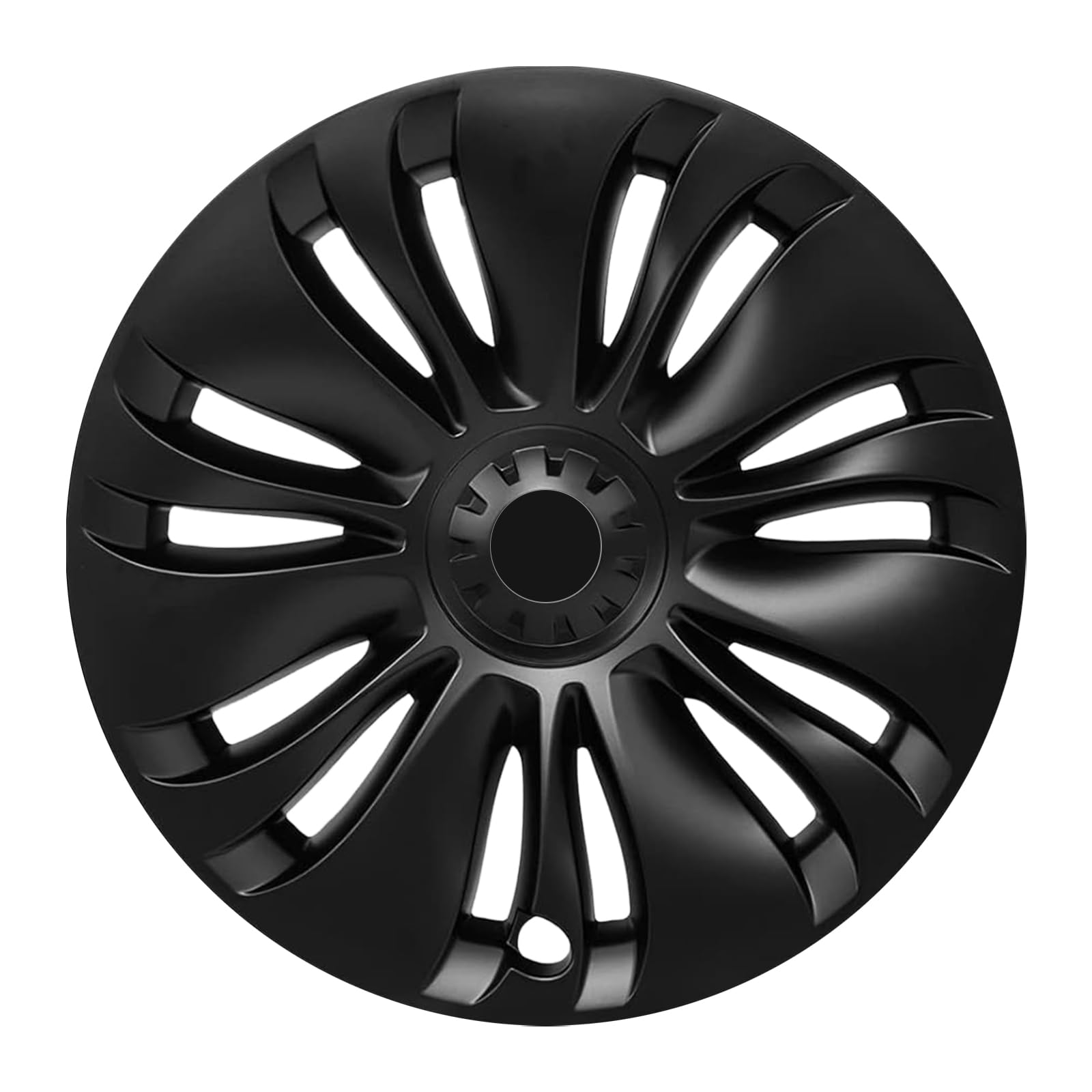 Photo 1 of Klutchtech 1PCS 2020-2024 Model Y Hubcaps - 19 Inch Gemini Wheel Covers OEM Wheel Caps 19" Überturbine Hub Caps Replacement Compatible with Tesla Model Y Accessories (Matte Black)