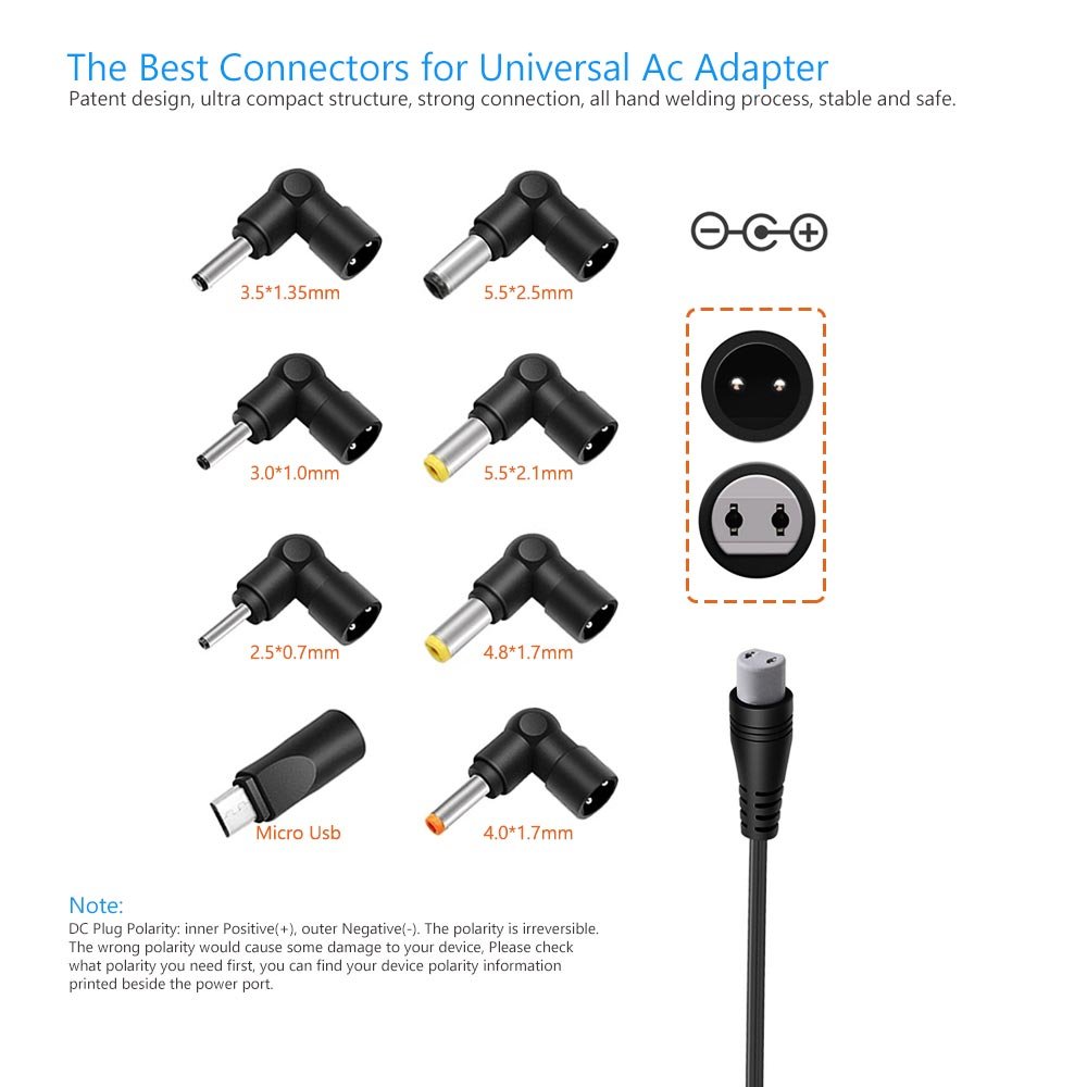 Zolt 12W Universal AC DC Adapter, Multi Voltage 3V 4.5V 5V 6V 7.5V 9V 12V 1A 1000mA Switching Power Supply for Household Electronics Routers Speakers LCD CCTV Cameras