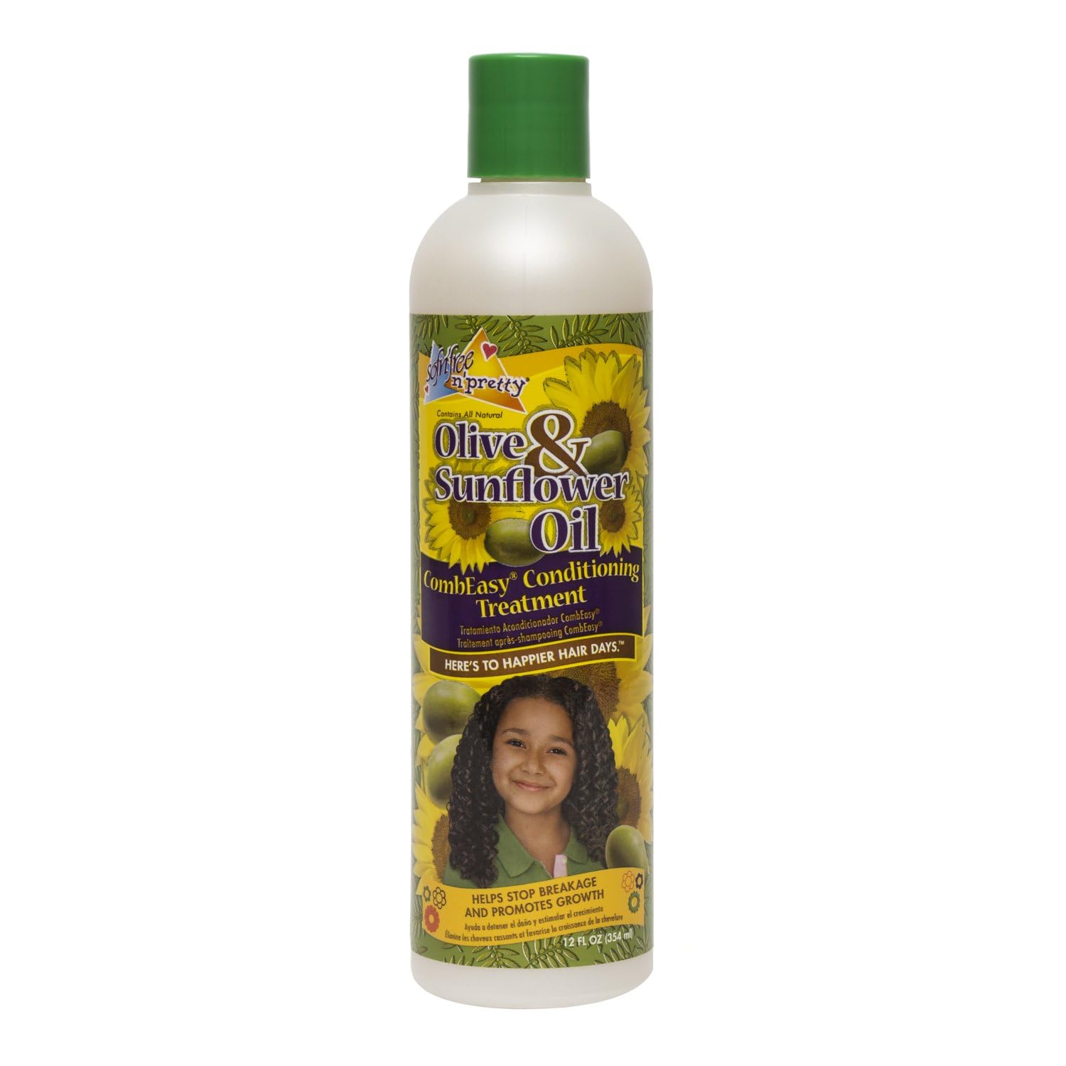 Sofn'Free n'Pretty Olive & Sunflower Oil CombEasy Conditioning Treatment 12 oz Single