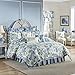 WAVERLY Floral Engagement Bedding Collection, Queen, Porcelain