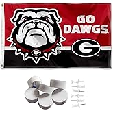 Georgia Bulldogs Go Dawgs Banner and Tapestry Wall Tack Pads