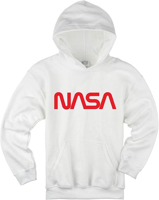 felpa nasa bianca