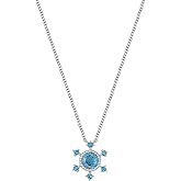 Bony Levy 14K White Gold London Blue Topaz Color Pendant Necklace