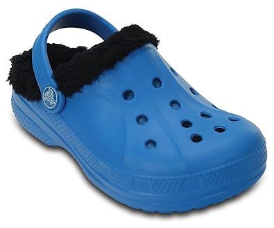 Crocs - Kinder Ralen Gefüttert Clog, EUR: 17-18, Ocean/Black
