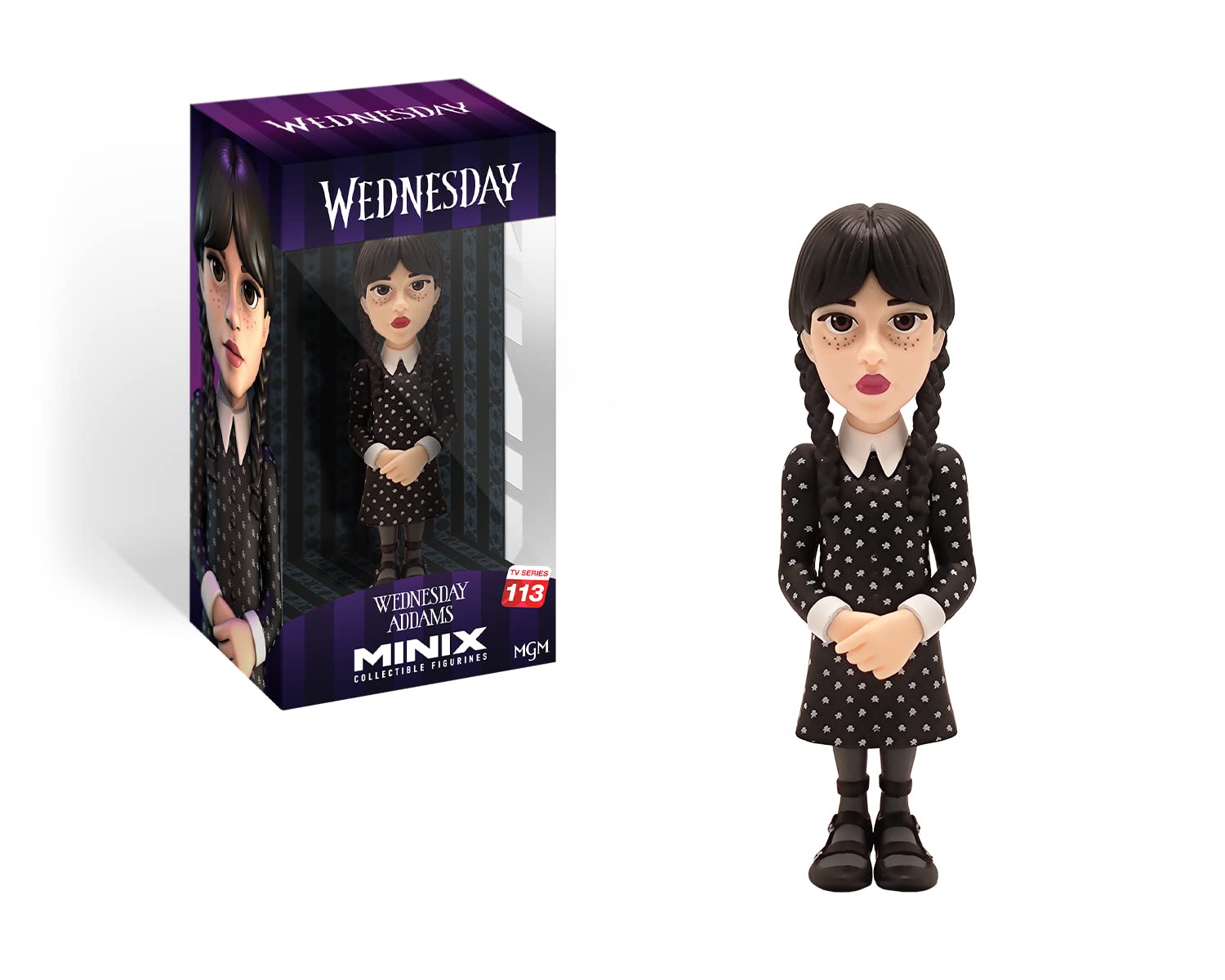 Bandai Minix Wednesday Addams Model, Collectable Wednesday Figure From The Wednesday TV Series, Bandai Minix Wednesday Toys Range, Collect Your Favourite Wednesday Figures From The Series — image 1