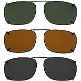 Eyekepper Large Clip On Sunglasses Polarized Lens