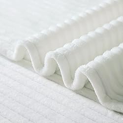 Vessia Flannel Fleece Throw Blanket for