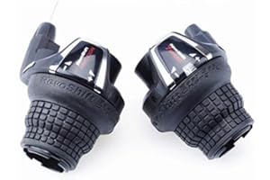 Paifeancodill Bike Shift Lever, 2 Pcs Bicycle Twist Grip Gear Shifter, Bicycle Revoshift SL-RS35-6R/7R 6/7 Speed Right Shift 