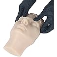 JUYO VONSAN Injection Training Mannequin Face Silicone Head Facial Injection Face Nose Model （Not TPE） for Piercing Tattoo Practice Medical Student (Woman Head)