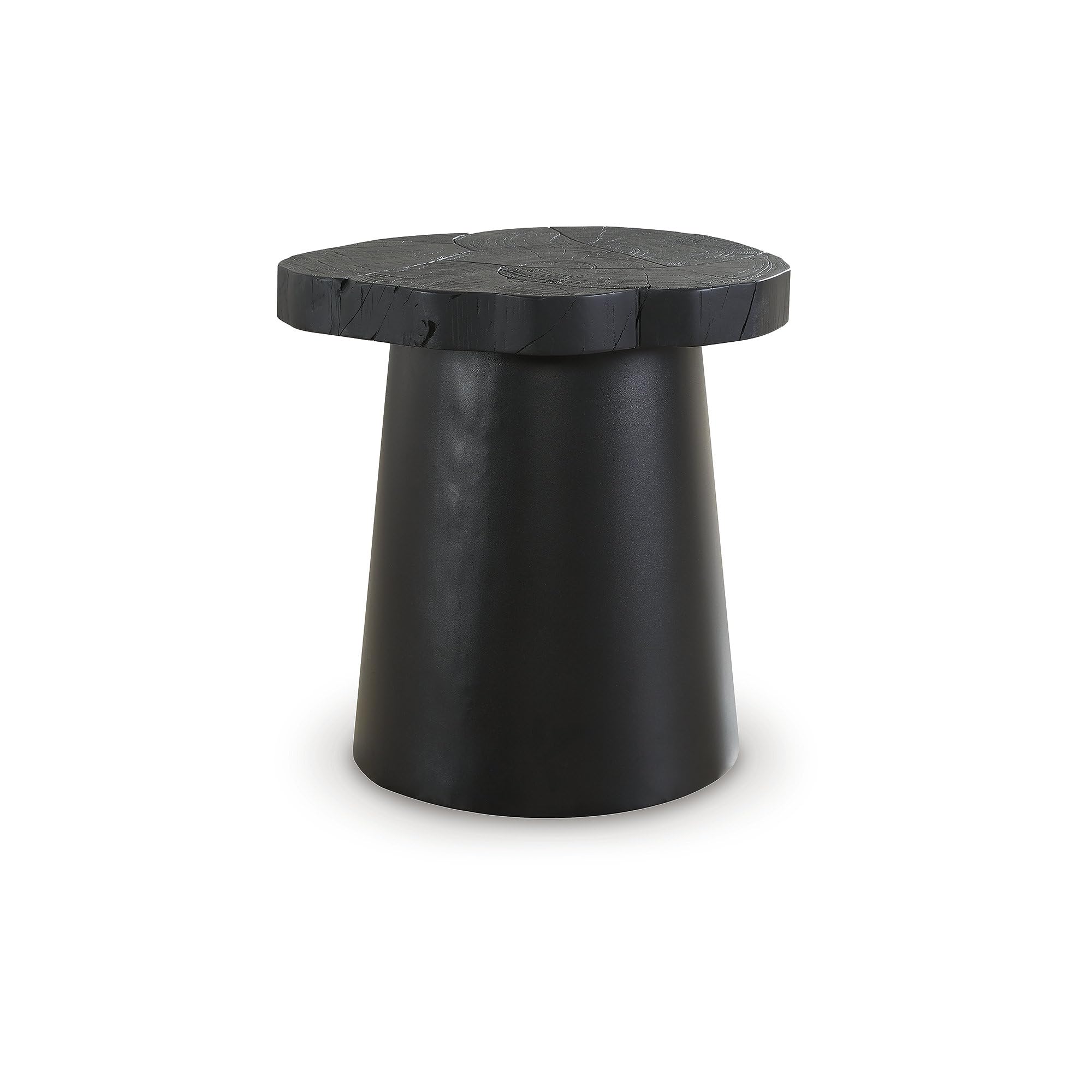 Photo 1 of *Scratches in paint* Signature Design by Ashley Wimbell Contemporary Tapered Base End Table, Black