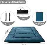 MAXYOYO Japanese Floor Mattress Futon Single Bluestone Memory Foam Thick view 3