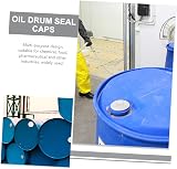 Gatuida 10pcs Plastic Drum Bung Caps 200L Oil Barrel Leak-Proof Covers White view 4