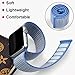 INTENY Sport Band Compatible with Apple Watch 40mm, Soft Lightweight Breathable Nylon Sport Loop, Strap Replacement for iWatch Series 4 (Marine Green, 40mm)